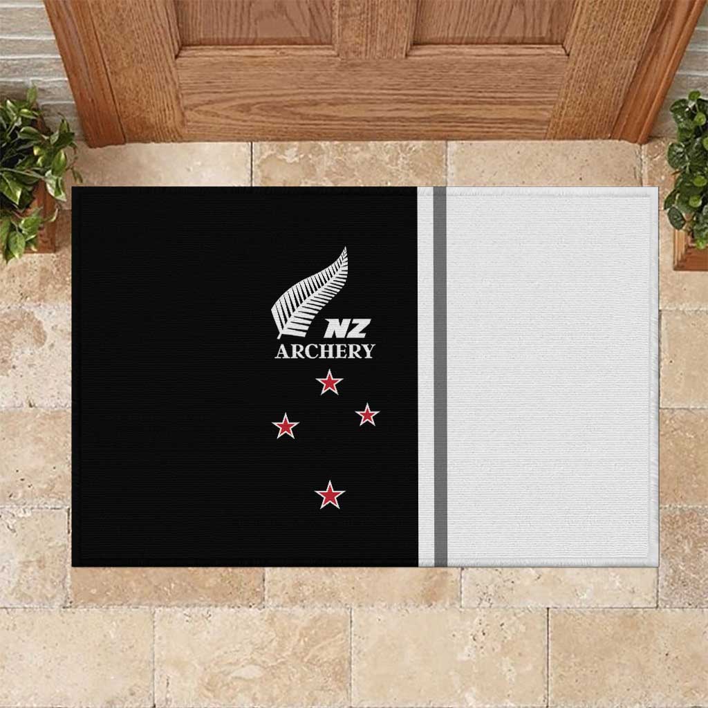New Zealand 2025 Archery Basic Rubber Doormat Archery NZ LT01 Black - Polynesian Pride