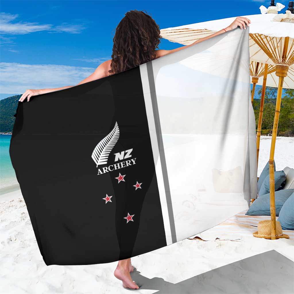 New Zealand 2025 Archery Basic Sarong Archery NZ LT01 One Size 44 x 66 inches Black - Polynesian Pride