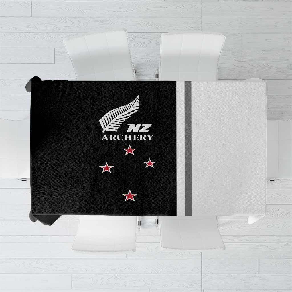 New Zealand 2025 Archery Basic Tablecloth Archery NZ LT01 Black - Polynesian Pride