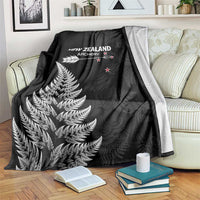 New Zealand 2025 Archery Blanket Aotearoa Silver Arrows Black LT01 Black - Polynesian Pride