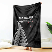 New Zealand 2025 Archery Blanket Aotearoa Silver Arrows Black LT01 - Polynesian Pride
