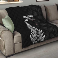New Zealand 2025 Archery Quilt Aotearoa Silver Arrows Black LT01 - Polynesian Pride