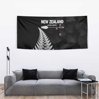 New Zealand 2025 Archery Tapestry Aotearoa Silver Arrows Black LT01 - Polynesian Pride