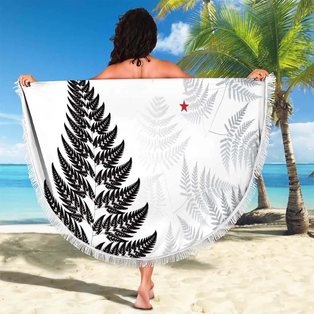 New Zealand 2025 Archery Beach Blanket Aotearoa Silver Arrows White LT01 - Polynesian Pride