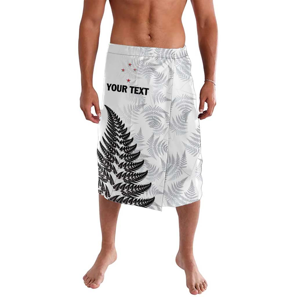 Personalised New Zealand 2025 Archery Lavalava Aotearoa Silver Arrows White LT01 White - Polynesian Pride