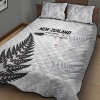New Zealand 2025 Archery Quilt Bed Set Aotearoa Silver Arrows White LT01 - Polynesian Pride