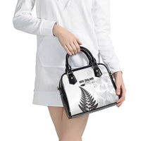 New Zealand 2025 Archery Shoulder Handbag Aotearoa Silver Arrows White LT01 - Polynesian Pride