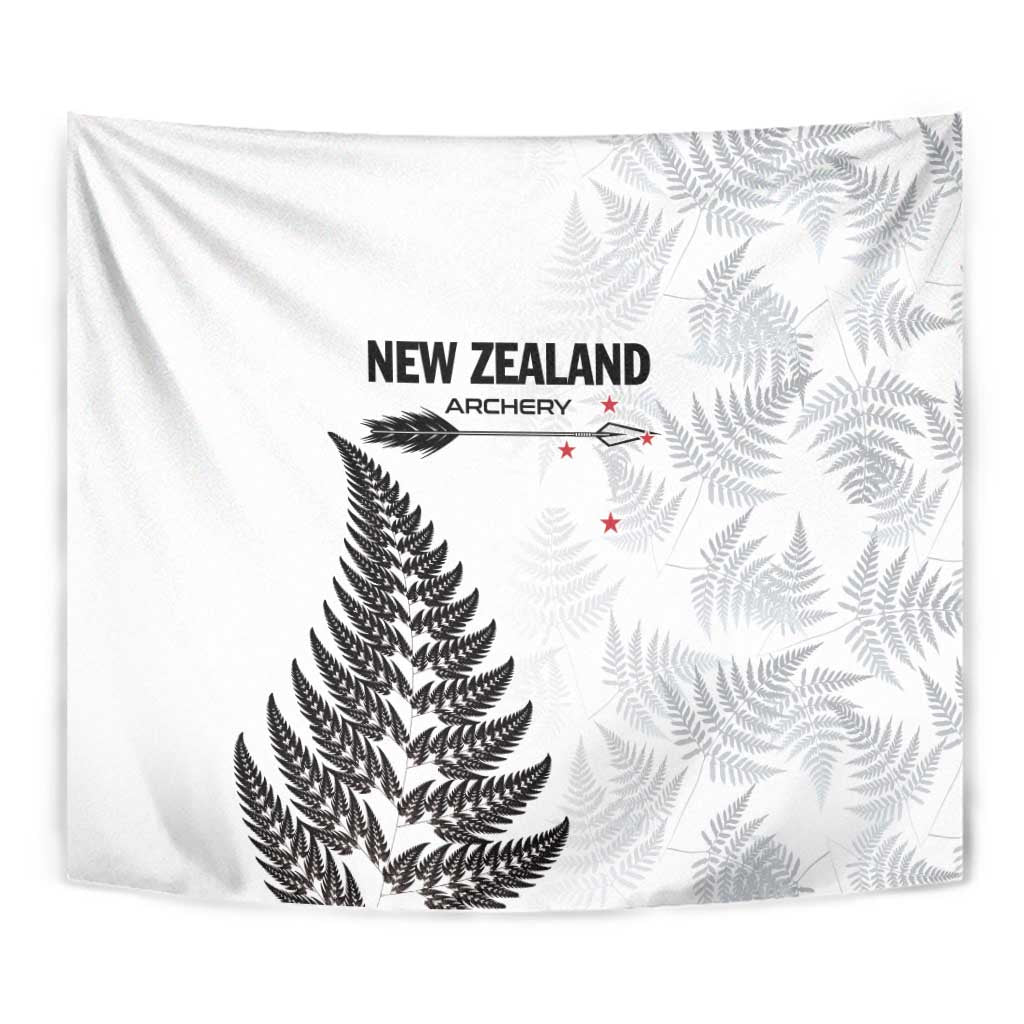 New Zealand 2025 Archery Tapestry Aotearoa Silver Arrows White LT01 - Polynesian Pride