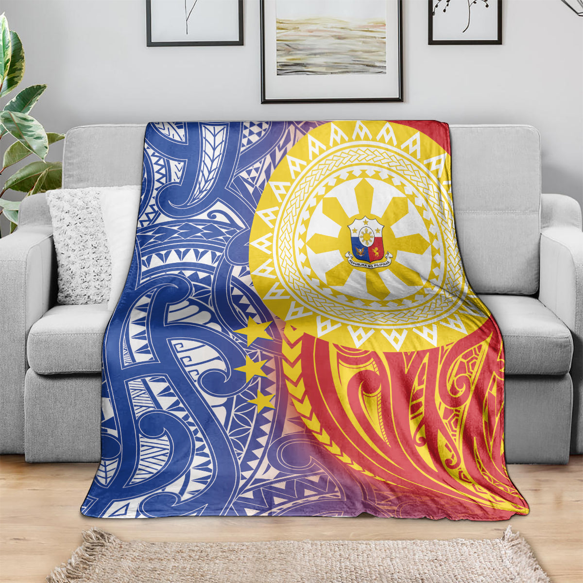 Philippines Blanket Pilipinas Polynesian Pattern LT01 - Polynesian Pride