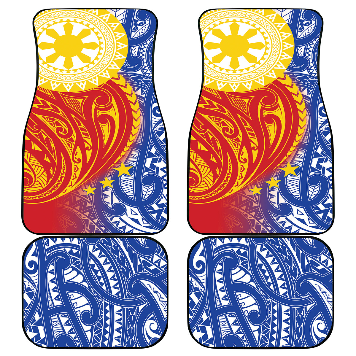 Philippines Car Mats Pilipinas Polynesian Pattern LT01 - Polynesian Pride