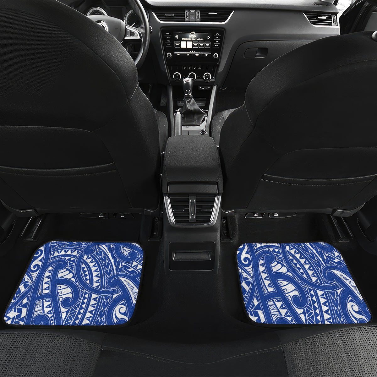 Philippines Car Mats Pilipinas Polynesian Pattern LT01 Set 2pcs - Back Art - Polynesian Pride