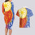 Philippines Couples Matching Long Sleeve Bodycon Dress and Hawaiian Shirt Pilipinas Polynesian Pattern