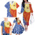 Philippines Family Matching Off The Shoulder Long Sleeve Dress and Hawaiian Shirt Pilipinas Polynesian Pattern