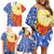 Philippines Family Matching Off Shoulder Short Dress and Hawaiian Shirt Pilipinas Polynesian Pattern