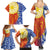 Philippines Family Matching Summer Maxi Dress and Hawaiian Shirt Pilipinas Polynesian Pattern