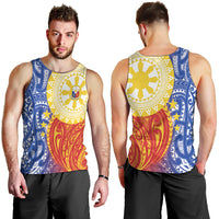 Philippines Men Tank Top Pilipinas Polynesian Pattern LT01 - Polynesian Pride