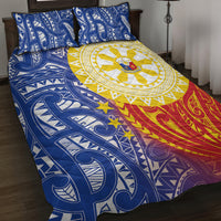 Philippines Quilt Bed Set Pilipinas Polynesian Pattern LT01 Art - Polynesian Pride
