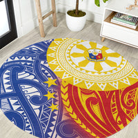 Philippines Round Carpet Pilipinas Polynesian Pattern LT01 Art - Polynesian Pride