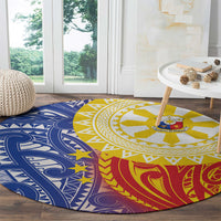 Philippines Round Carpet Pilipinas Polynesian Pattern LT01 - Polynesian Pride