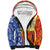 Philippines Sherpa Hoodie Pilipinas Polynesian Pattern