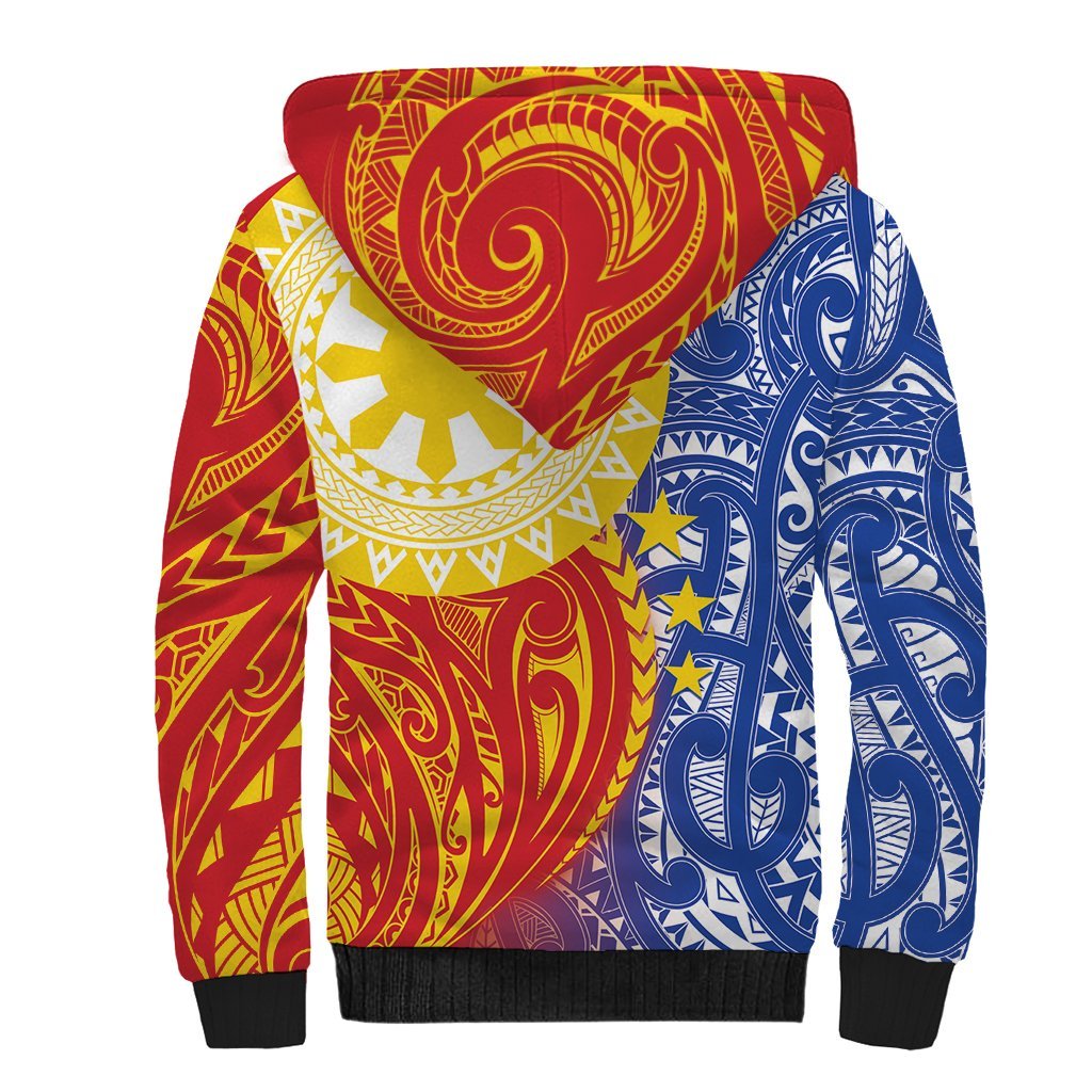 Philippines Sherpa Hoodie Pilipinas Polynesian Pattern LT01 - Polynesian Pride