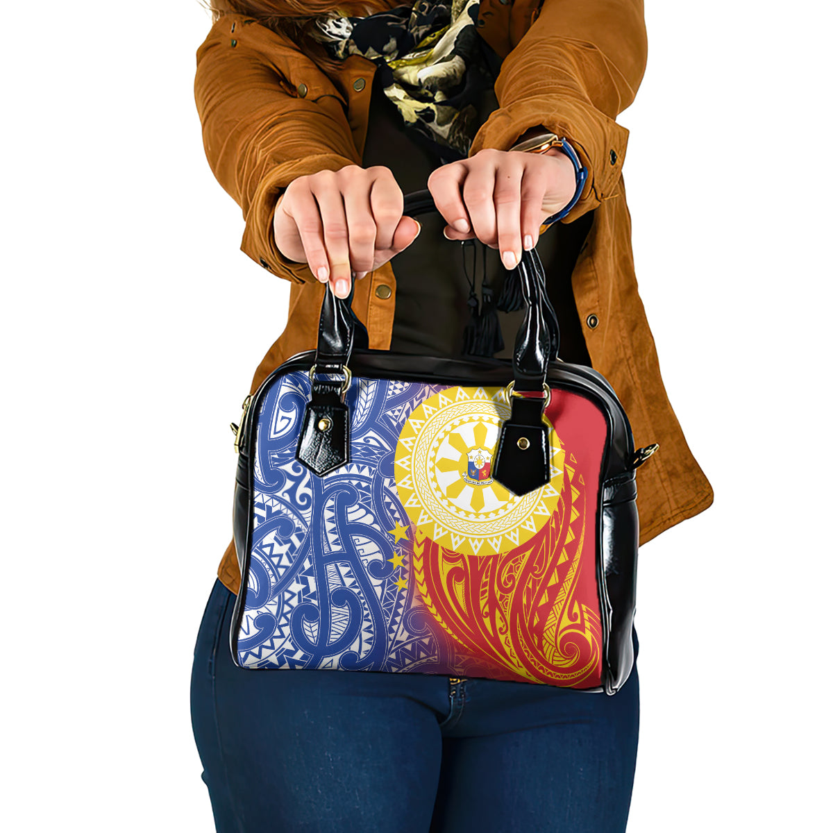 Philippines Shoulder Handbag Pilipinas Polynesian Pattern LT01 One Size Art - Polynesian Pride