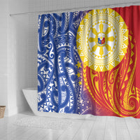 Philippines Shower Curtain Pilipinas Polynesian Pattern LT01 - Polynesian Pride