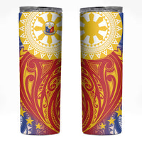 Philippines Skinny Tumbler Pilipinas Polynesian Pattern LT01 Art - Polynesian Pride
