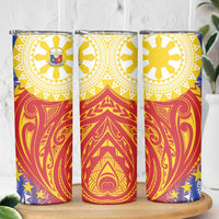Philippines Skinny Tumbler Pilipinas Polynesian Pattern LT01 - Polynesian Pride