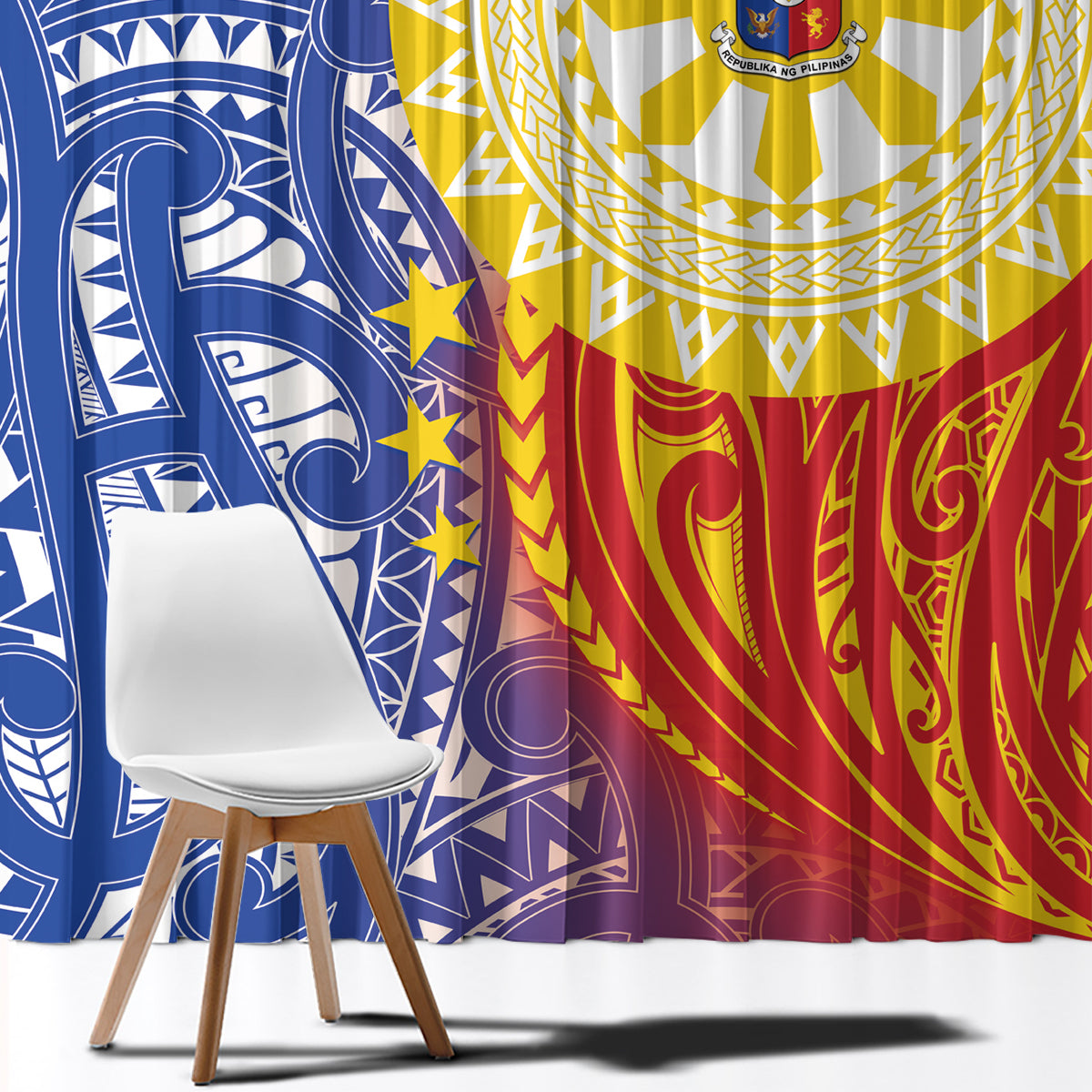 Philippines Window Curtain Pilipinas Polynesian Pattern LT01 - Polynesian Pride