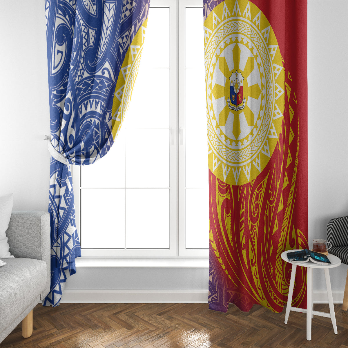 Philippines Window Curtain Pilipinas Polynesian Pattern LT01 - Polynesian Pride