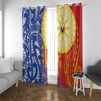 Philippines Window Curtain Pilipinas Polynesian Pattern LT01 With Grommets Art - Polynesian Pride