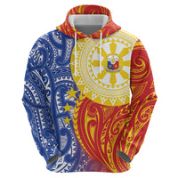Philippines Zip Hoodie Pilipinas Polynesian Pattern LT01 - Polynesian Pride
