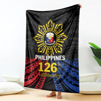 Philippines Independence Day Blanket Filipino 126th Anniversary Sun Tattoo LT01 - Polynesian Pride