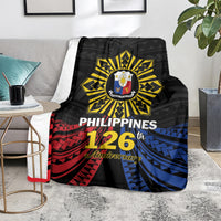 Philippines Independence Day Blanket Filipino 126th Anniversary Sun Tattoo LT01 - Polynesian Pride