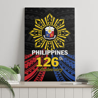 Philippines Independence Day Canvas Wall Art Filipino 126th Anniversary Sun Tattoo LT01 - Polynesian Pride