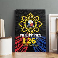 Philippines Independence Day Canvas Wall Art Filipino 126th Anniversary Sun Tattoo LT01 - Polynesian Pride