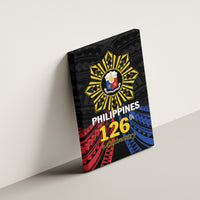 Philippines Independence Day Canvas Wall Art Filipino 126th Anniversary Sun Tattoo LT01 - Polynesian Pride