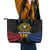 Philippines Independence Day Leather Tote Bag Filipino 126th Anniversary Sun Tattoo