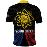 Personalized Philippines Independence Day Polo Shirt Filipino 126th Anniversary Sun Tattoo LT01 - Polynesian Pride