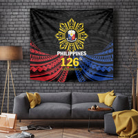 Philippines Independence Day Tapestry Filipino 126th Anniversary Sun Tattoo LT01 - Polynesian Pride