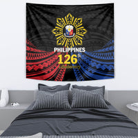 Philippines Independence Day Tapestry Filipino 126th Anniversary Sun Tattoo LT01 - Polynesian Pride