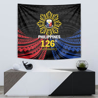 Philippines Independence Day Tapestry Filipino 126th Anniversary Sun Tattoo LT01 - Polynesian Pride