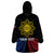 Personalized Philippines Independence Day Wearable Blanket Hoodie Filipino 126th Anniversary Sun Tattoo