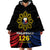 Personalized Philippines Independence Day Wearable Blanket Hoodie Filipino 126th Anniversary Sun Tattoo