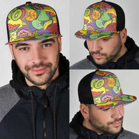 Hawaii Fruits Hippie Style Mesh Trucker Cap Vibrant Colorful LT01 - Polynesian Pride