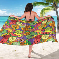 Hawaii Fruits Hippie Style Sarong Vibrant Colorful LT01 - Polynesian Pride