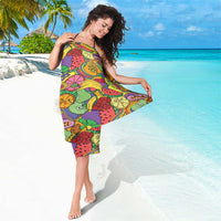 Hawaii Fruits Hippie Style Sarong Vibrant Colorful LT01 - Polynesian Pride