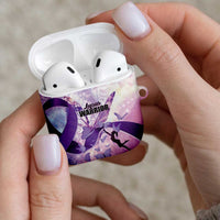 Polynesian Lupus Awareness AirPods Case Butterfly Hologram Lupus Warrior LT01 - Polynesian Pride