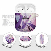Polynesian Lupus Awareness AirPods Case Butterfly Hologram Lupus Warrior LT01 - Polynesian Pride